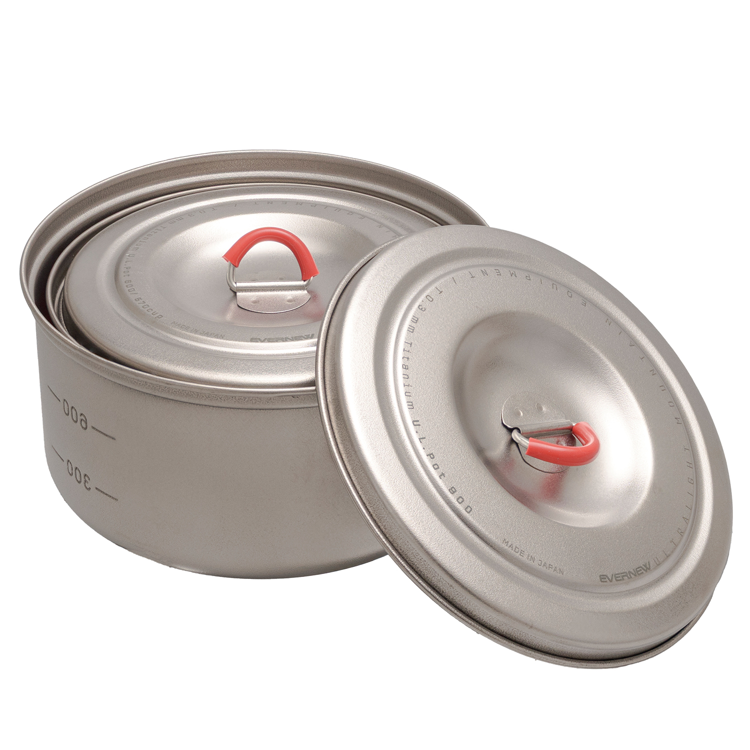 Ti U.L. Pot 600 + 900 | EVERNEW OUTDOOR|